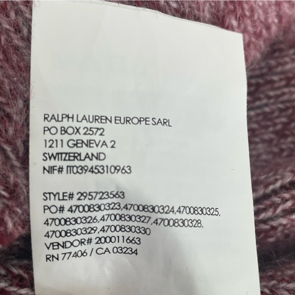 Club Monaco Rinty Color Block Mohair Blend Stripe Crewneck Sweater XS - Picture 7 of 7